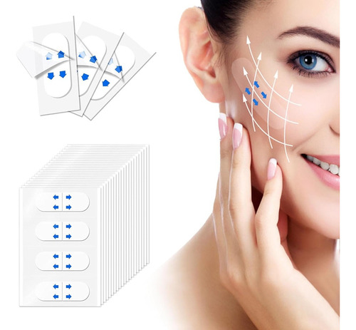 Hf Cinta De Estiramiento Facial De 120 Piezas, Cinta