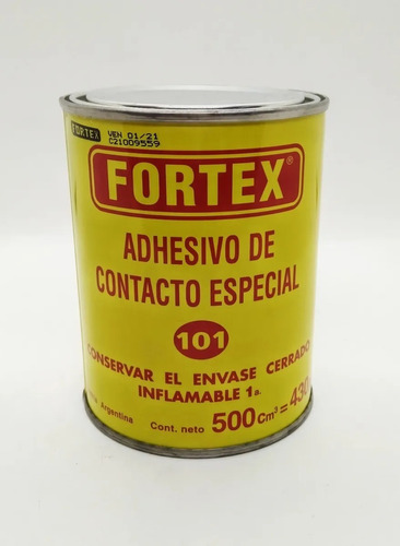 Adhesivo De Contacto Fortex 101 500cc Bulonera Guemes