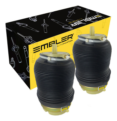 Par Bolsas Aire Suspension Trasera Audi A6 C6 4f 2004-2011 &