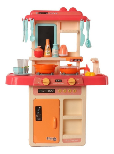 Cocina Infantil Con Luz Y Sonido 36 Accesorios - 63 X 45 Cm 