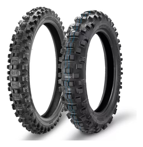 Par De Pneu Borilli Soft 7 Days 90/100-21 + 140/80-18 Enduro
