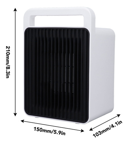 Escritorio Space Heater Abs De Calentamiento Rápido Que Ahor