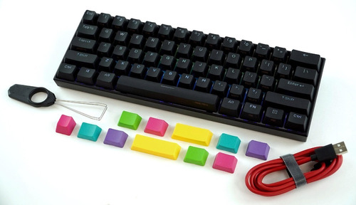 Anne Pro 2 60% Teclado Mecánico Gaming Rgb Bluetooth Y Usb