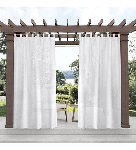 Exclusive Home Miami Semi-sheer Indoor/outdoor Hook-and-loop