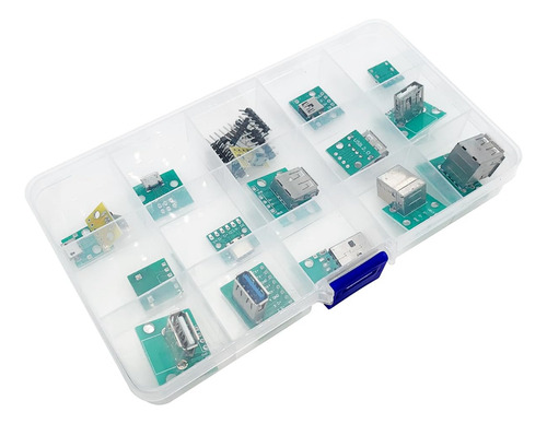 Conector Usb A Dip Con Placa Pcb, Micro-usb, Usb 2.0, C, U