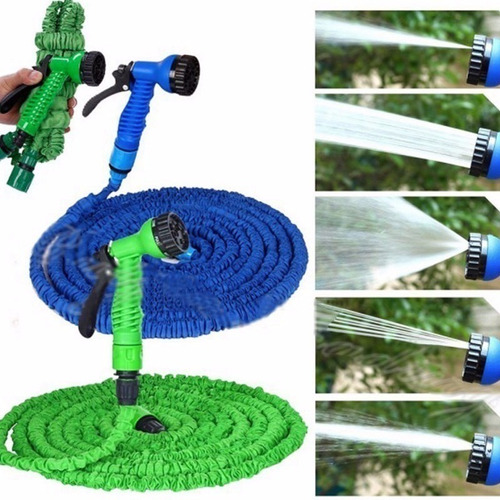 Manguera Jardín Agua Expandible 30 Metros+ Pistola Riego