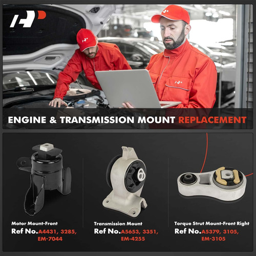 Kit De Montaje Motor Transmisión Compatible Ford Fusion Merc