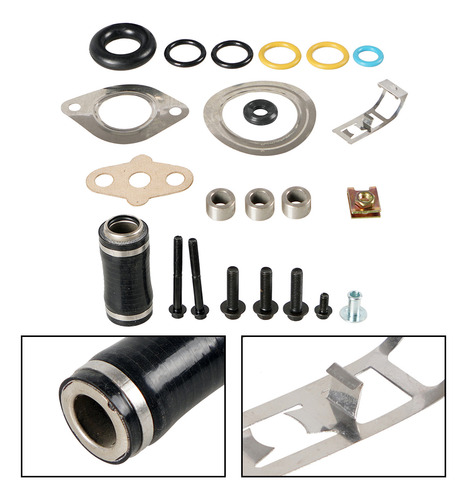 Juego De Juntas De Colector De Admisión Egr Cooler Para Ford
