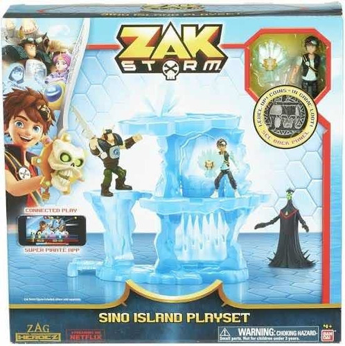 Zak Storm Playset Isla Sino Bandai