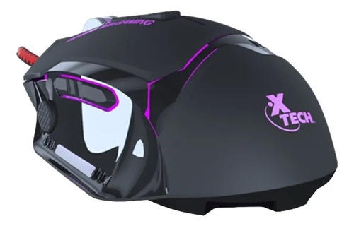 Mouse Gamer Combative Xtech 3d Cableado Xtm-720 Color Negro
