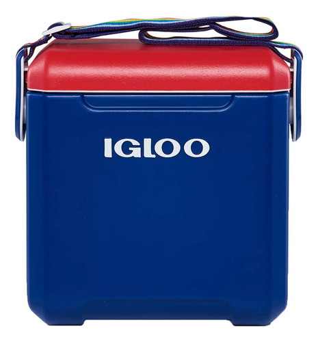 Igloo Tag Along Too Hielera Portatil 11qt(10.40 Lts) Deep Blu/white/racer Red