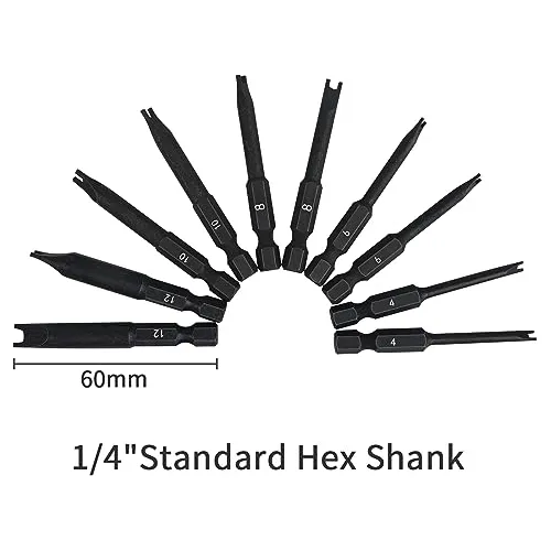Juego De Puntas De Destornillador Spanner (10 Piezas) C...
