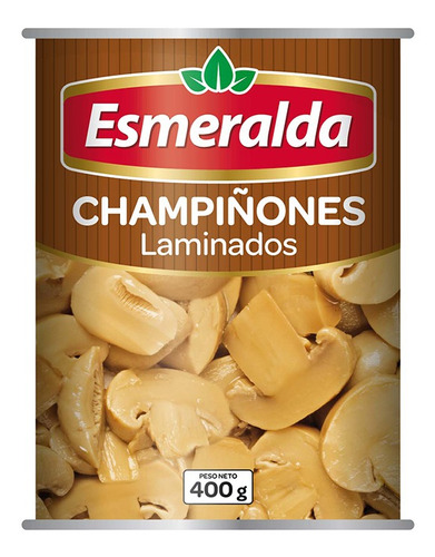 Champiñones Esmeralda Laminados Lata 400 G