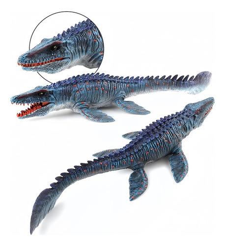 / Modelo De Juguete Simulado De Dinosaurio Y Tiburón, 2