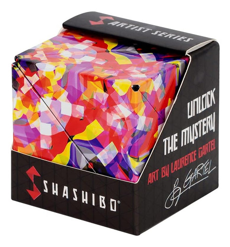 Cubo Mágico Shashibo Confeti, Hasta 70 Formas, Magnético