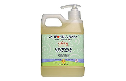 Champú Y Gel De Baño Calmantes California Baby, 17.5 Onzas L