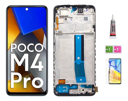 A Pantalla Lcd Con Marco Compatible Con Poco M4 Pro 4g Tft