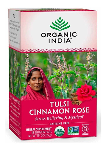 Te Herbal Tulsi Cinnamon Rose - Unidad a $9498