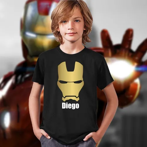 Camiseta iron man niño clearance