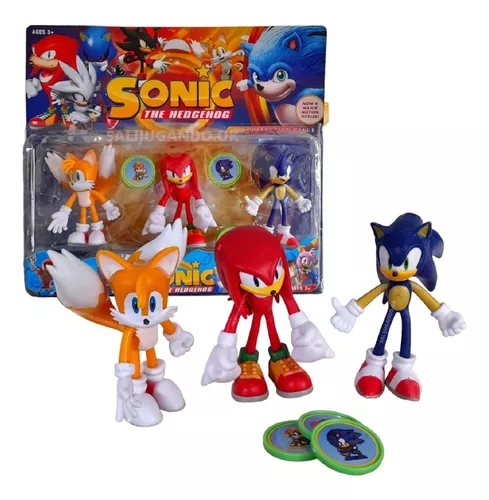 Juguete Muñecos Figura Sonic Pack X 3 Blister 12cm