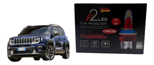 Luces Cree Led 24000lm F2 Jeep Renegade 