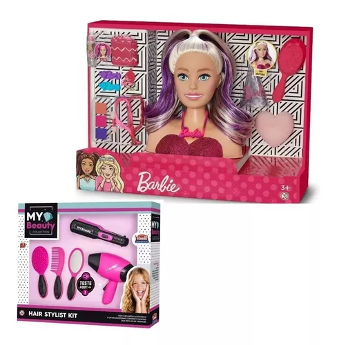 Kit de 3 Esponjas para Maquiagem Barbie KIT