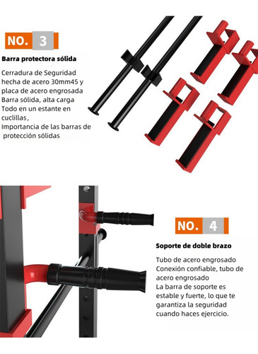 Power Rack Pull Ups De Potencia Sentadillas Dominada Jaula