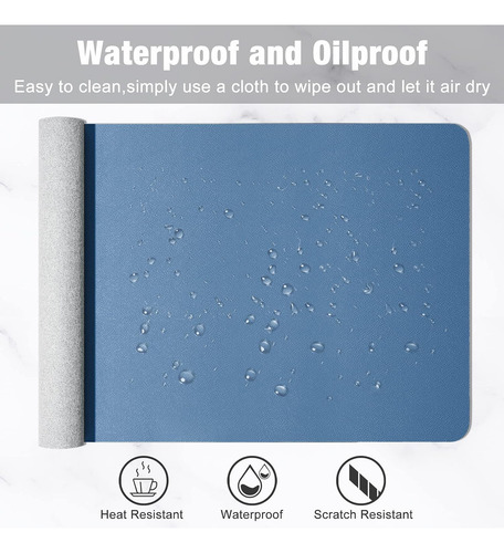 Mouse Pad Hsurbtra, Color Azul Oscuro, 762x355mm