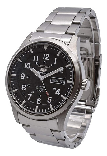 Imagen 2 de 6 de Reloj Seiko 5 Automatico Snzg13k Military 100m Para Hombre