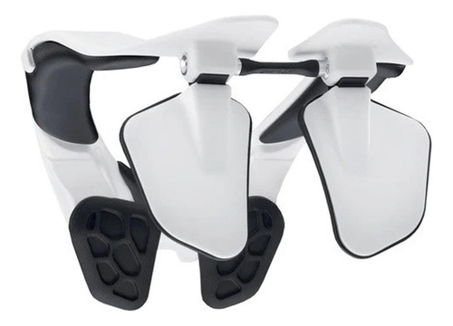 Protector Cervical Atlas Air Lite Cuello Motocross Karting Color Blanco Talle L