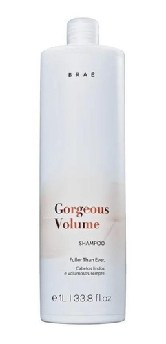 Braé Shampoo Gorgeous Volume Cabelos Lindos E Volumosos 1l