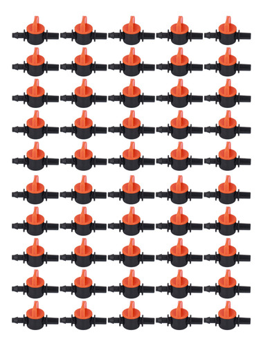 50 Válvulas De Riego Por Goteo De 4/7 Mm De Diámetro Exterio