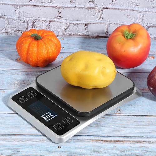 Báscula De Cocina Digital De Acero Inoxidable