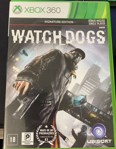 Watch Dogs - Signature Edition / Jogo Xbox 360 / Semi-novo
