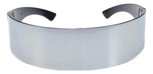 Lentes Estilo Futuro Uv, Mxfve-003, 3pzas, Marco Negro, Len