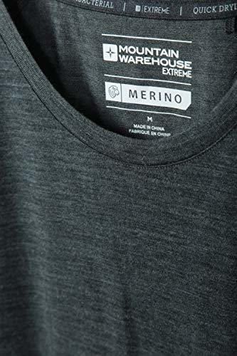 Mountain Warehouse Camiseta Merino Summit para Hombre 