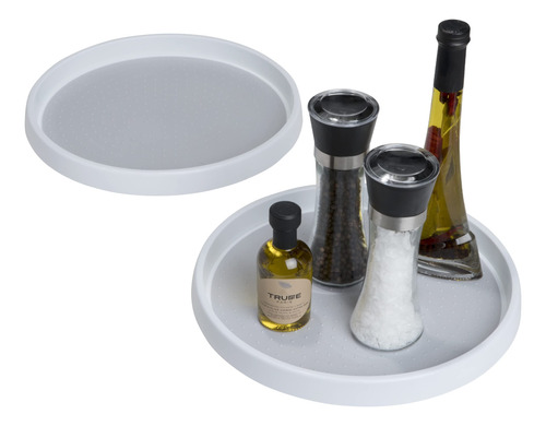 Smart Design Lazy Susan - Mesa Giratoria De 12 Pulgadas, Paq