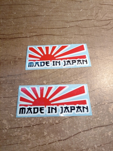 Imagen 1 de 1 de Sticker , Vinilo Japón ,2 Unidades ,vinilo Premium(no Chino)