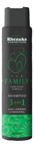  Shampoo Uso Diário3 Em 1 For Family 400ml - Rhenuks
