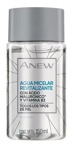 Agua Micelar Con Acido Hialurónico Vit B3 150ml Anew- Avon® 
