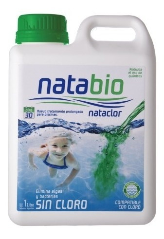 Natabio Alguicida Liquido Para Pileta 1lt Nataclor Ogus