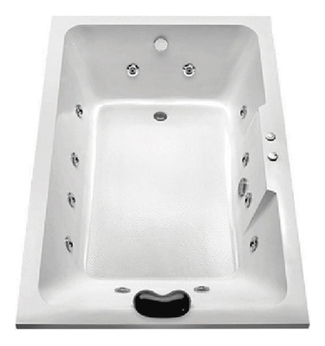 Hidromasaje Piazza Bañera Jacuzzi 185x115cm 12 Jets 1,5 Hp