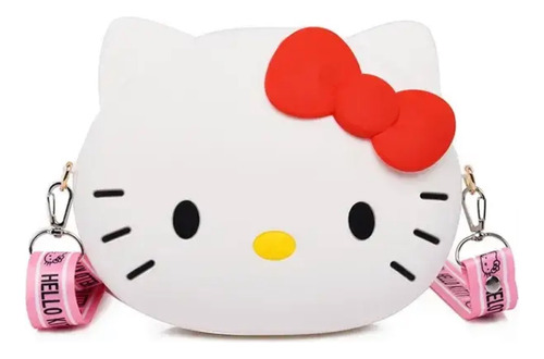 Cartera Bandolera Hello Kitty Silicona Kawai 22 Cm