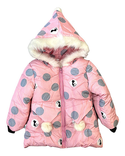 Campera Bebé Lunares Gatito