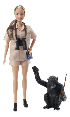 Barbie Muñeca Inspiradora De Dr. Jane Goodall