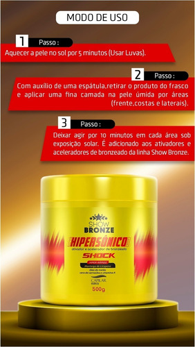 Kit 3 Hipersônicos - 1 Tradicional 1 Xenon 1 Shock Capilar