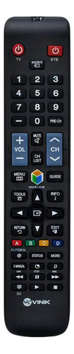 Controle Remoto Led Tv Samsung Smart 3d Aa59-00808a