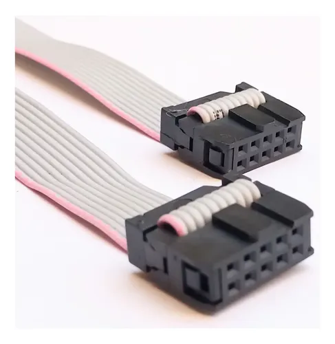 Cable Plano Gris 10 Vías Largo 2.20 Metros. | MercadoLibre