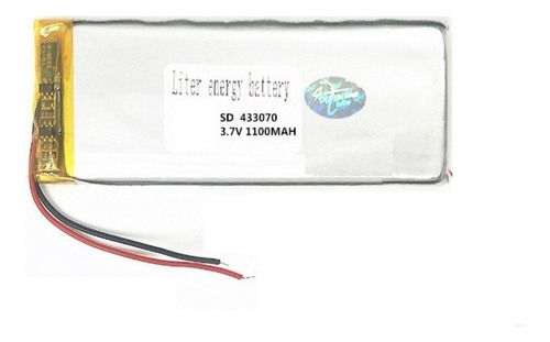 Bateria 433070 403070 3.7v 1100mah