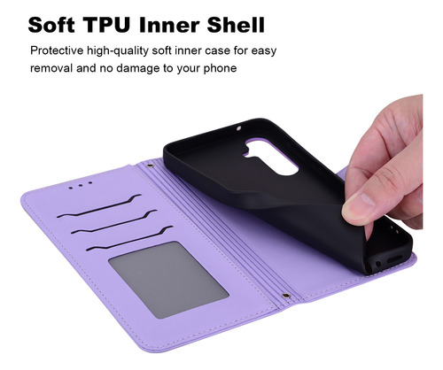 Funda De Piel De Alta Calidad Para Realme Note 60 4g/note 60x 4g Con Ranura Para Tarjetas, Soporte, Moleteado, Cartera, A Prueba De Golpes